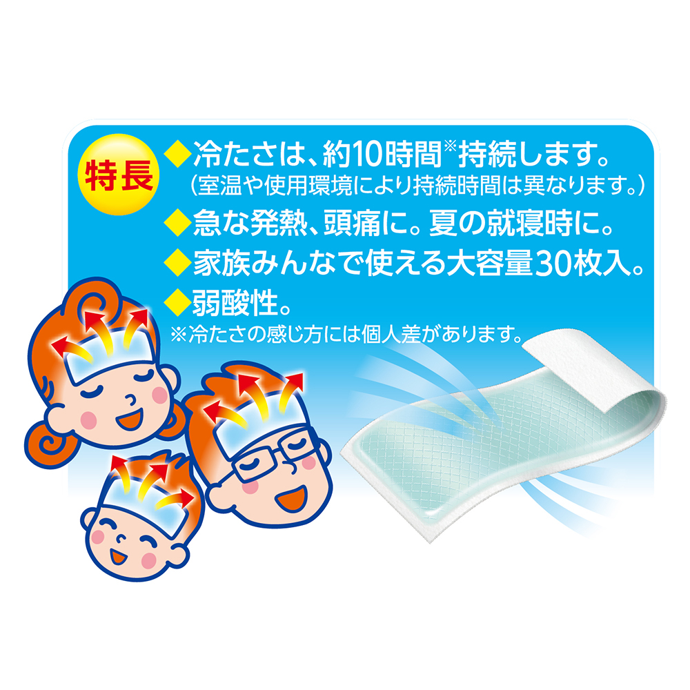 取扱を終了した商品です］アイスノン 冷却シート 1箱（10包×3枚入