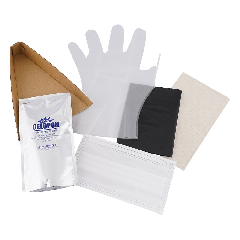 8-3302-01 嘔吐物緊急凝固剤 ゲロポン 175-W 【AXEL】 アズワン