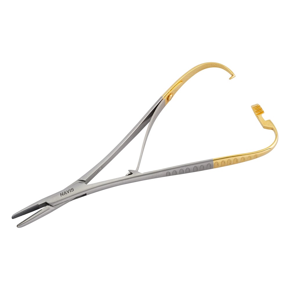 0-250-33 持針器（ダイヤチップ付）マチュー持針器 145mm 【AXEL