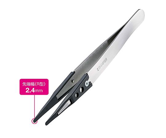 1-8269-33 ESDピンセット P-643-S 【AXEL】 アズワン