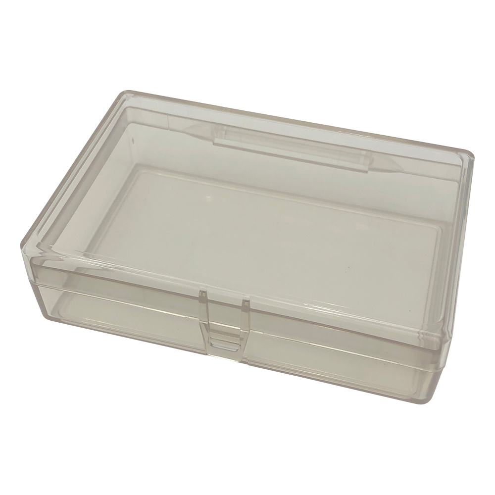 1-9407-25 ヒンジ付角型ケース（帯電防止） 100×65×28mm 1箱（10個入