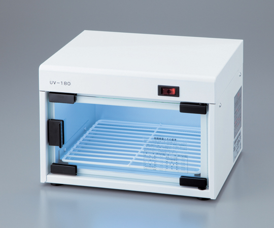 2-3646-01 殺菌線保管庫 白 UV-180 【AXEL】 アズワン