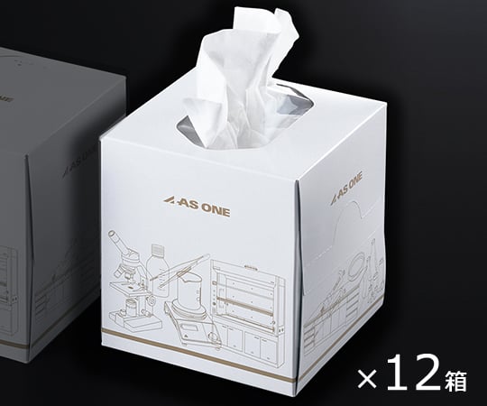 3-8229-11 Laboプレミアムティッシュ 214×222mm 12箱入 【AXEL】 アズワン