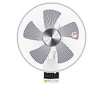 DCモーター 30cm壁掛け扇風機（リモコン） ホワイト YWX-BGD301(W