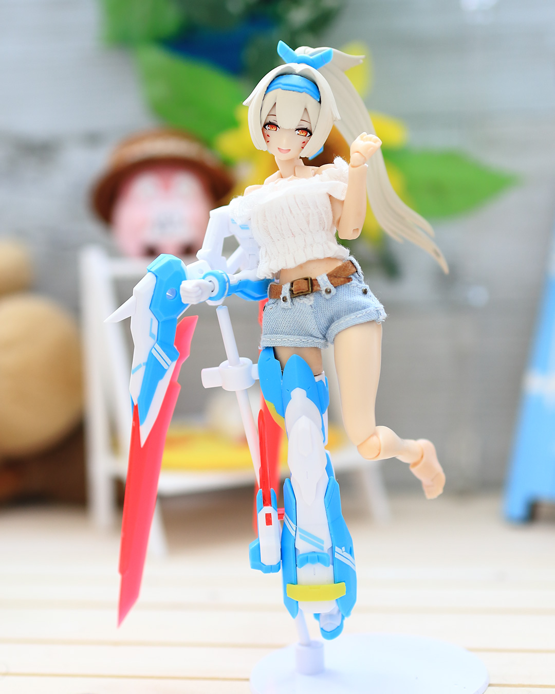 メガミデバイス 朱羅 弓兵 蒼衣 とりあえずの完成 - Aika Flowers