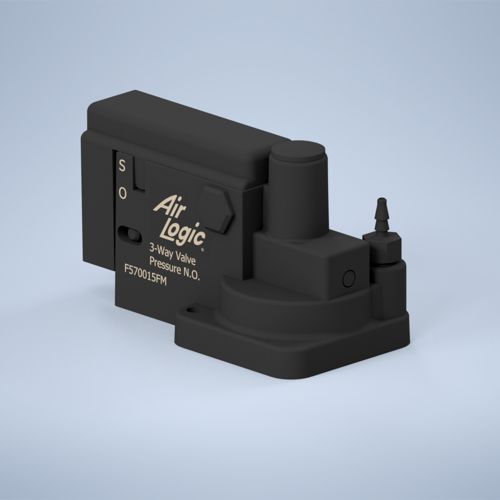 F-5700 N.O. 3-Way Pressure Piloted Valve On Air Logic