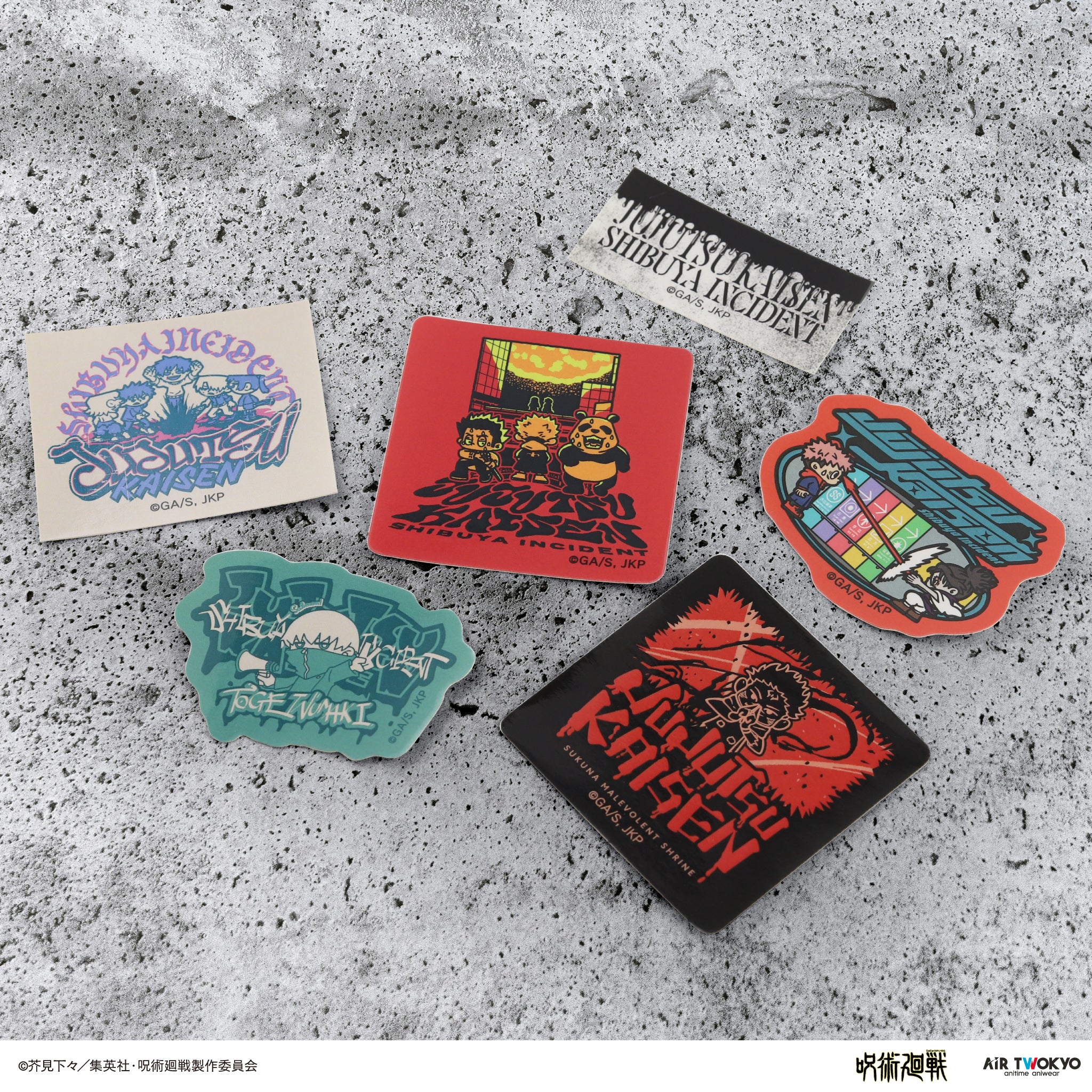 TVアニメ『呪術廻戦』第3弾 ステッカーセット – AIR TWOKYO