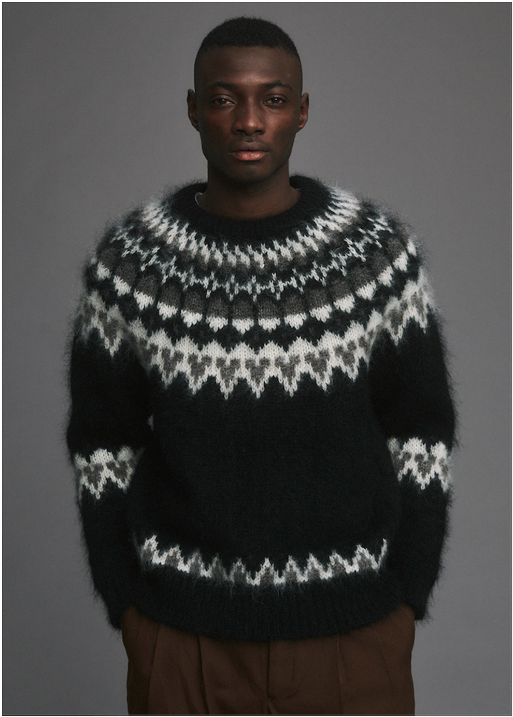 MOHAIR NORDIC CREW NECK – BATONER – A.I.R.AGE WEB SITE