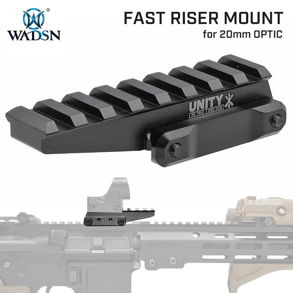 WADSN 製 】UNITY FAST RISER MOUNT レプリカ 20mmレール ライザー