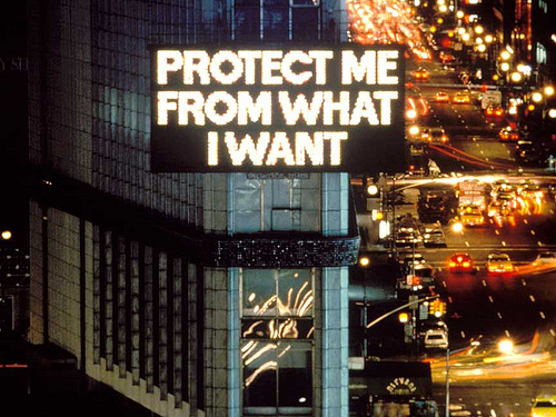 ART BY NUMBERS #5 – Protect Me From What I Want – Jenny Holzer