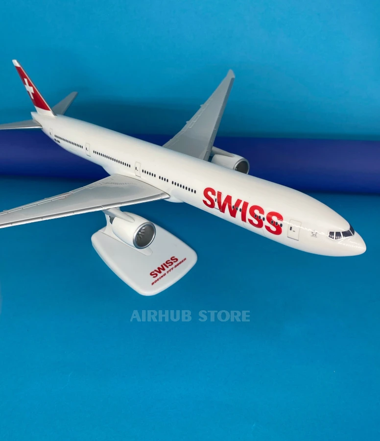 Aviation Aircraft Model Boeing 777-300ER Swiss HB-JNA 1:200
