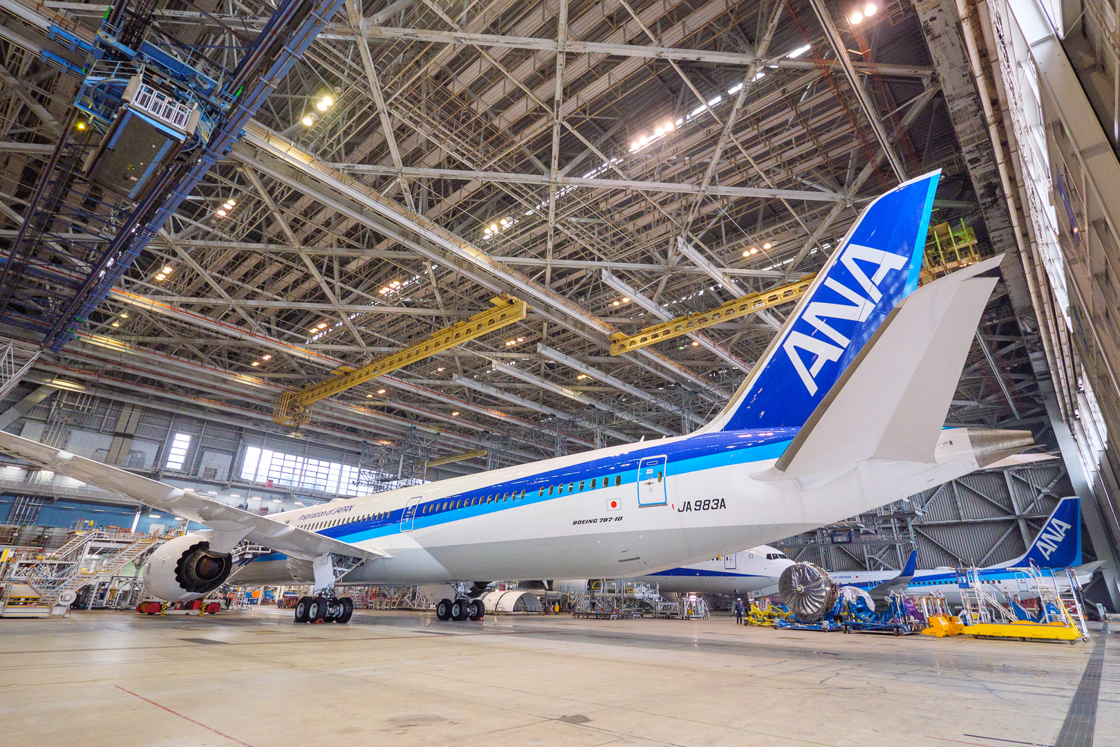 ANA 787-10国内線仕様機の機内公開、429席の国内線新フラッグシップが3