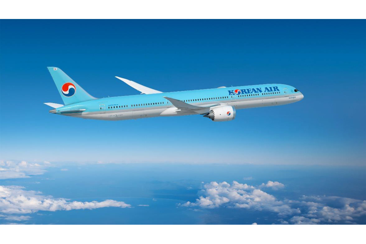 大韓航空のボーイング787-10、成田線デビュー。ビジネスクラスは