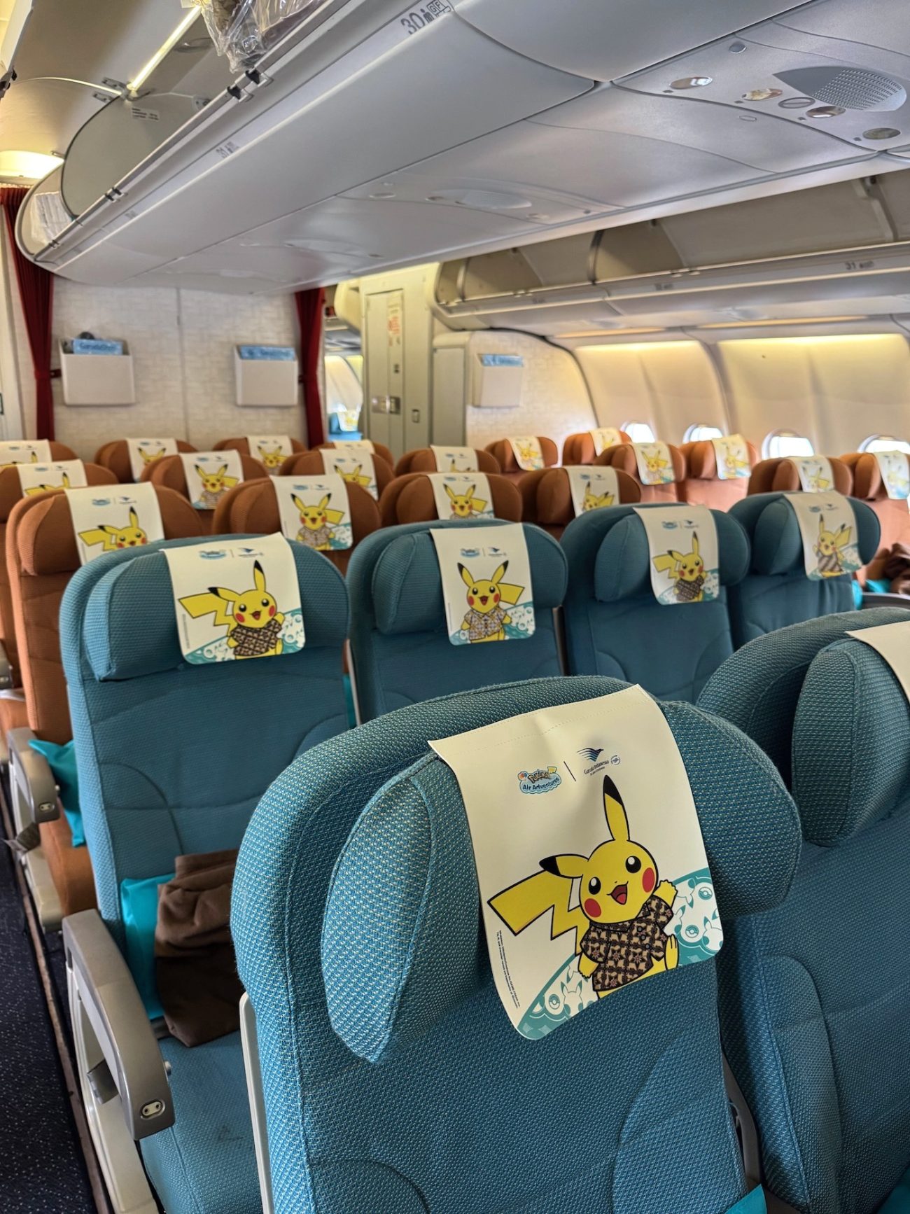 ガルーダ・インドネシア航空のピカチュウジェットGA2、成田空港に初