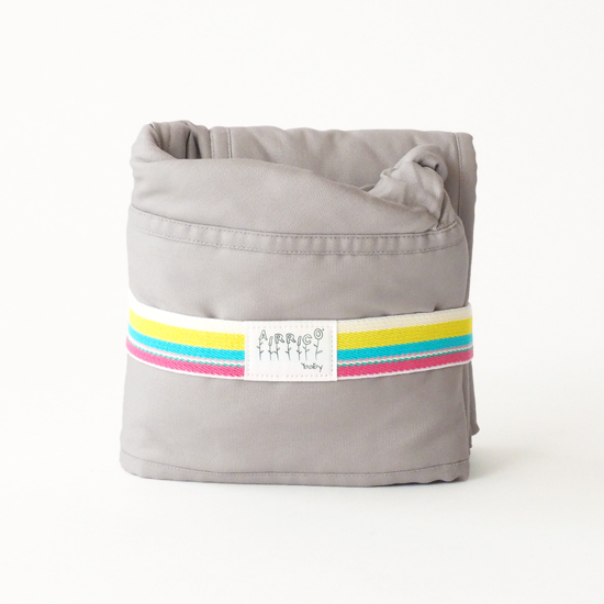 エアリコ抱っこ紐「プレミアム」シルバーグレー | AIRRICOBABY