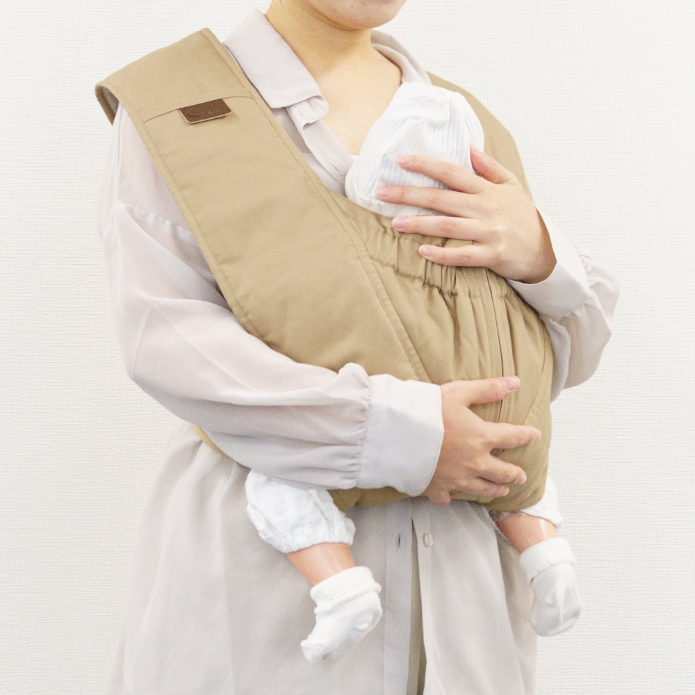 エアリコ抱っこ紐「プレミアム」ミルクティ | AIRRICOBABY