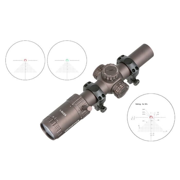 Luneta Victoptics S6 1-6X24 Coyote Fde Vector Optics