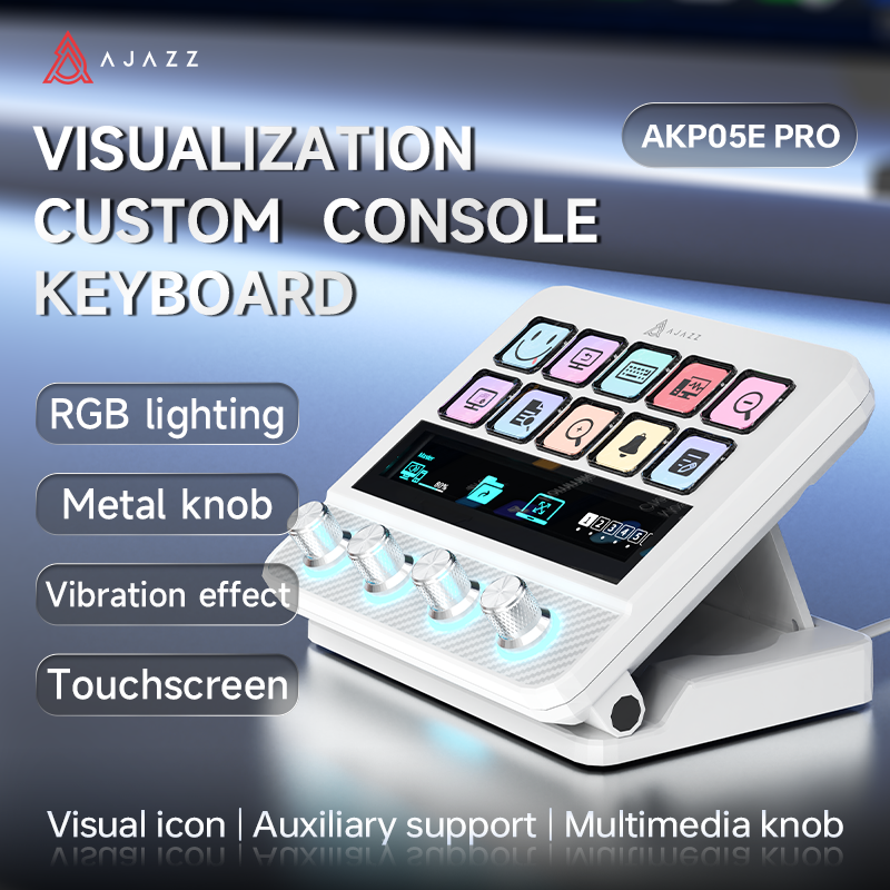 AJAZZ AKP05E PRO Visual Customization Console Custom LCD button
