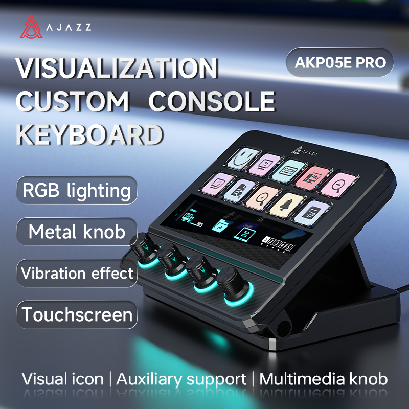 AJAZZ AKP05E PRO Visual Customization Console Custom LCD button