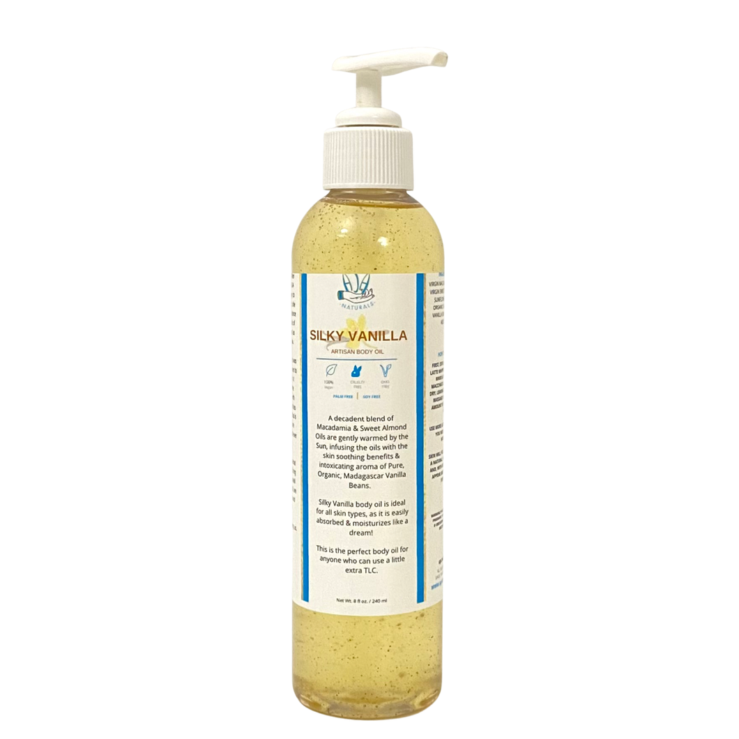 Silky Vanilla Body Oil – AJA Naturals