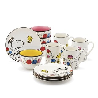 Lenox Chef Snoopy Dinnerware Dessert Set, Service for 4 - Bed Bath