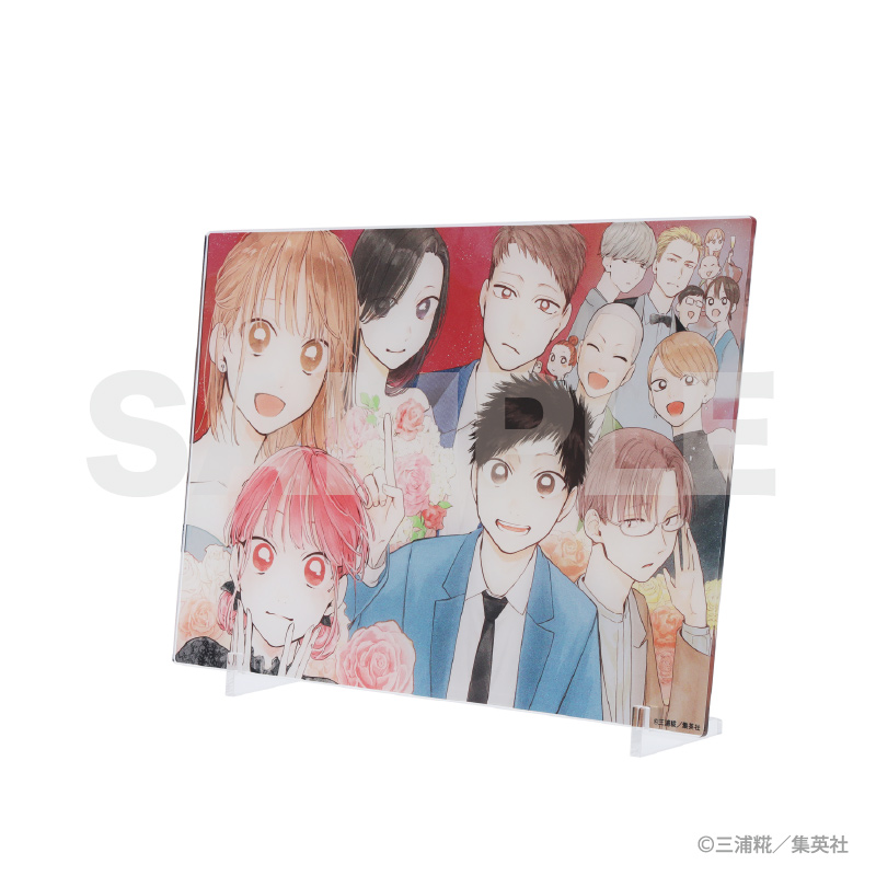 アオのハコ展 | 箔入りアクリルアート 連載1周年突破巻頭カラー