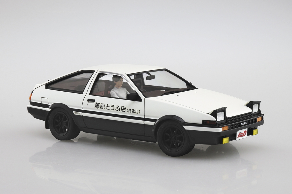 藤原拓海 AE86トレノ プロジェクトD仕様 ドライバーフィギュア付