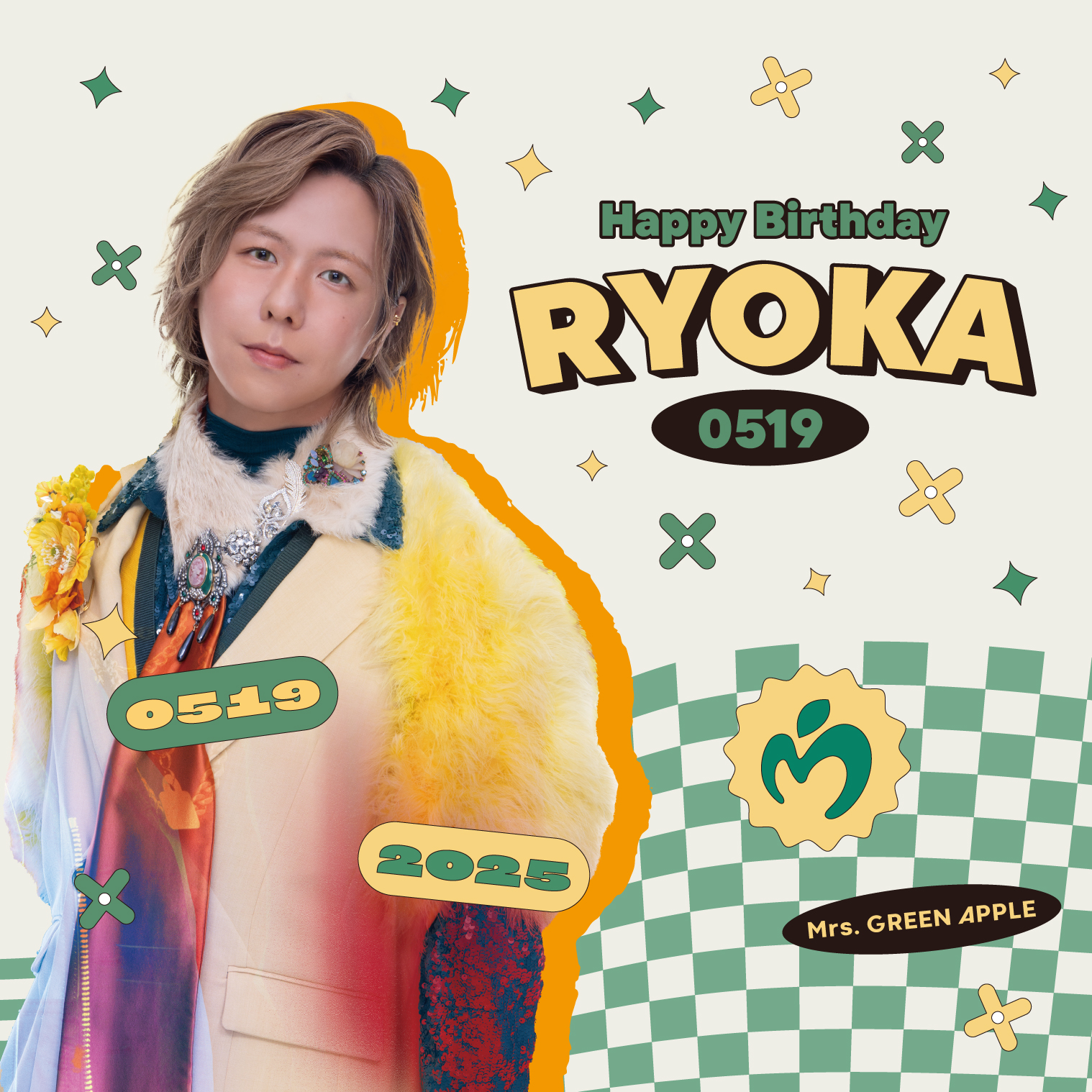 HAPPY BIRTHDAY RYOKA !! -Mrs. GREEN APPLE OFFICIAL SITE｜OFFICIAL