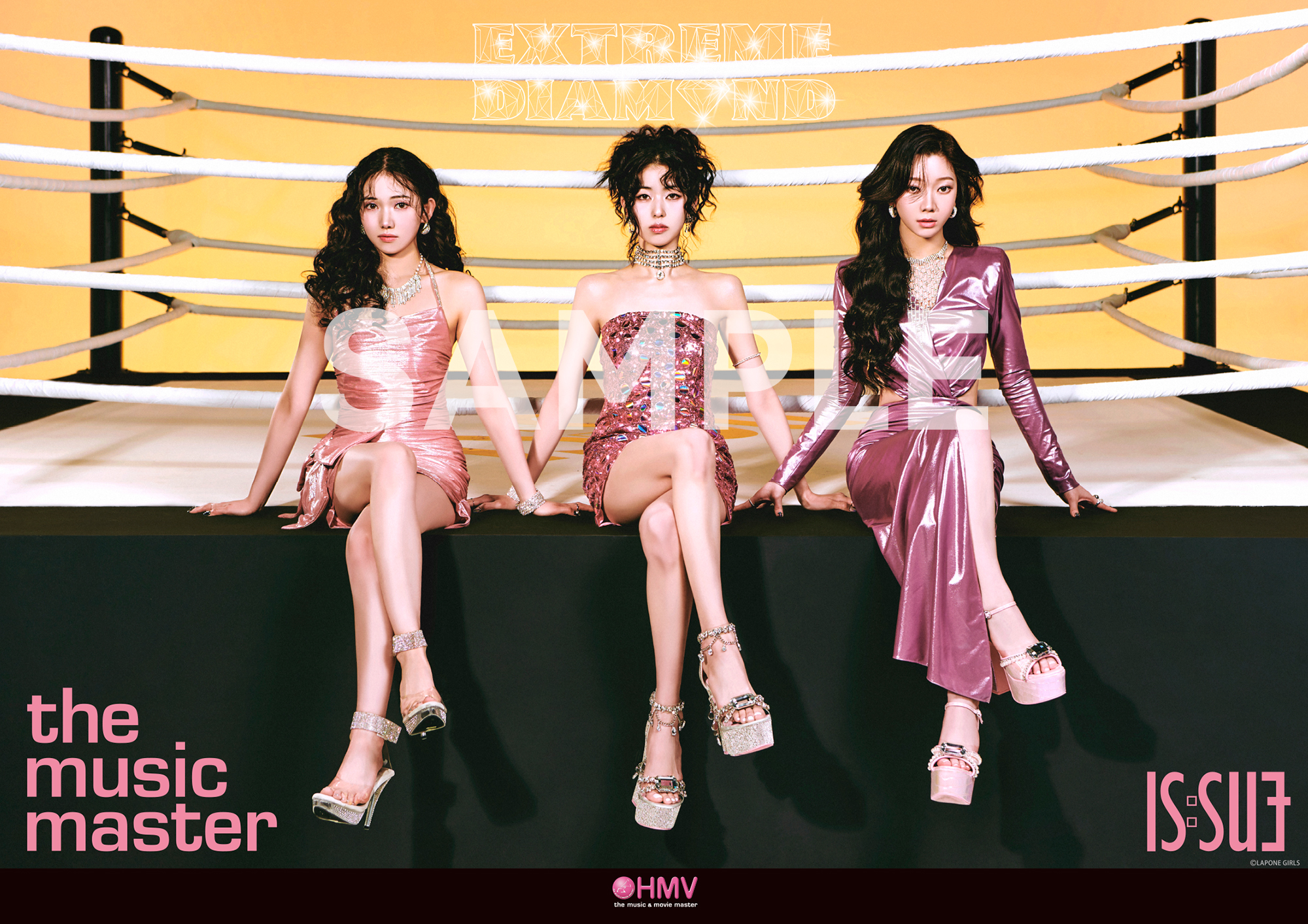 IS:SUE 3RD SINGLE『EXTREME DIAMOND』の発売を記念して、各CDチェーン