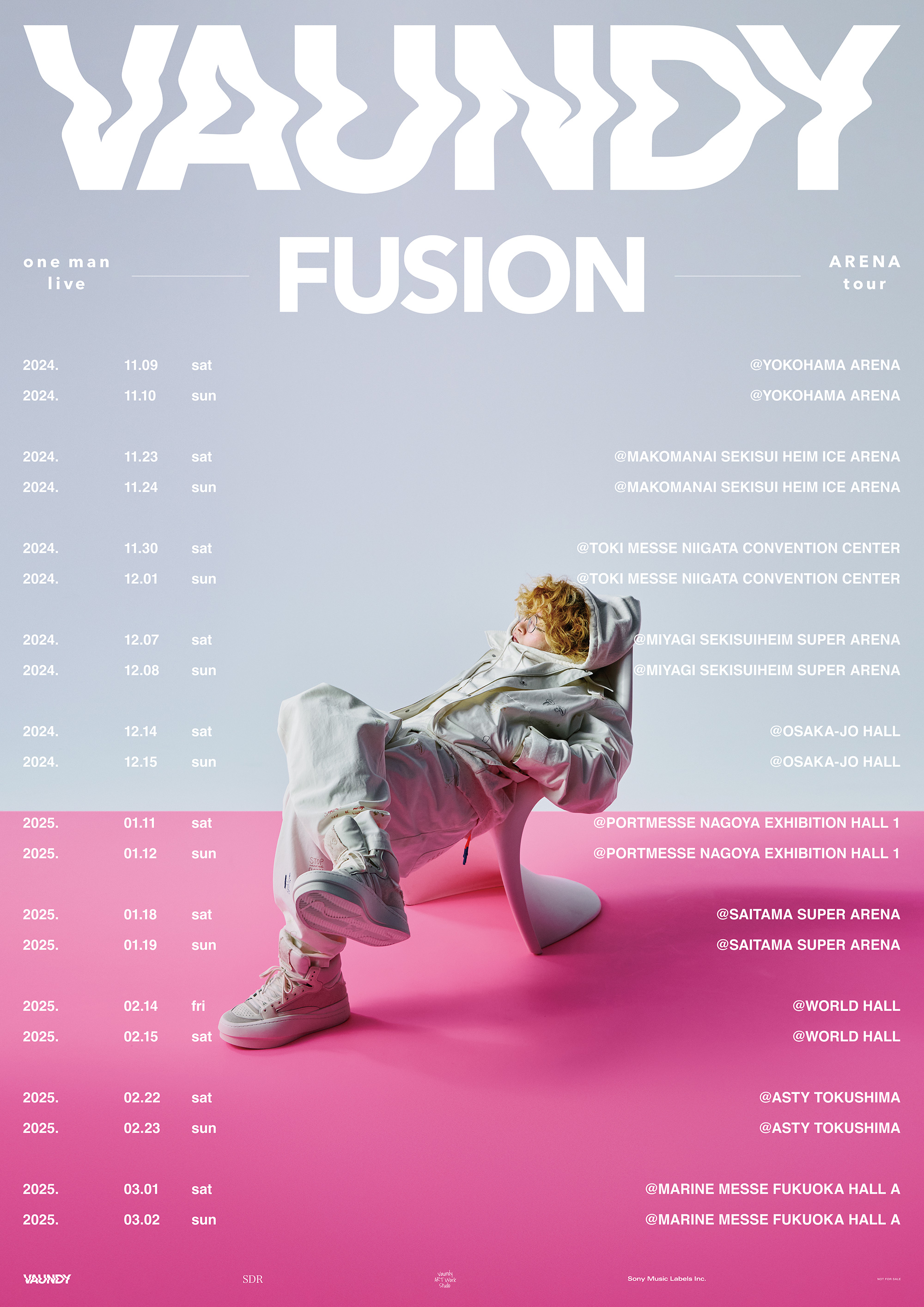 3月公演CD販売情報更新】Vaundy one man live ARENA tour “FUSION” CD