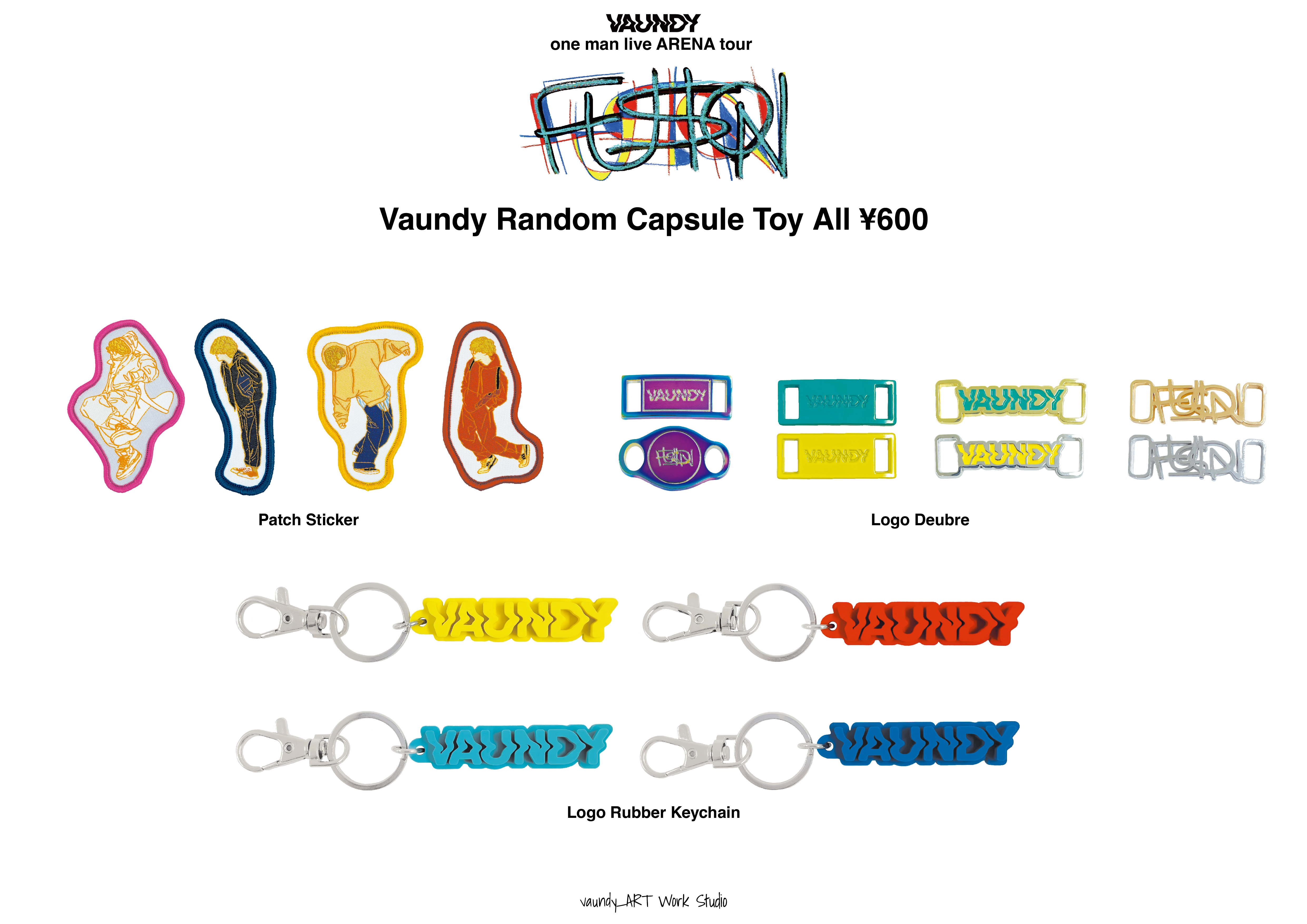 事後通販決定！】Vaundy one man live ARENA tour “FUSION” グッズ公開！