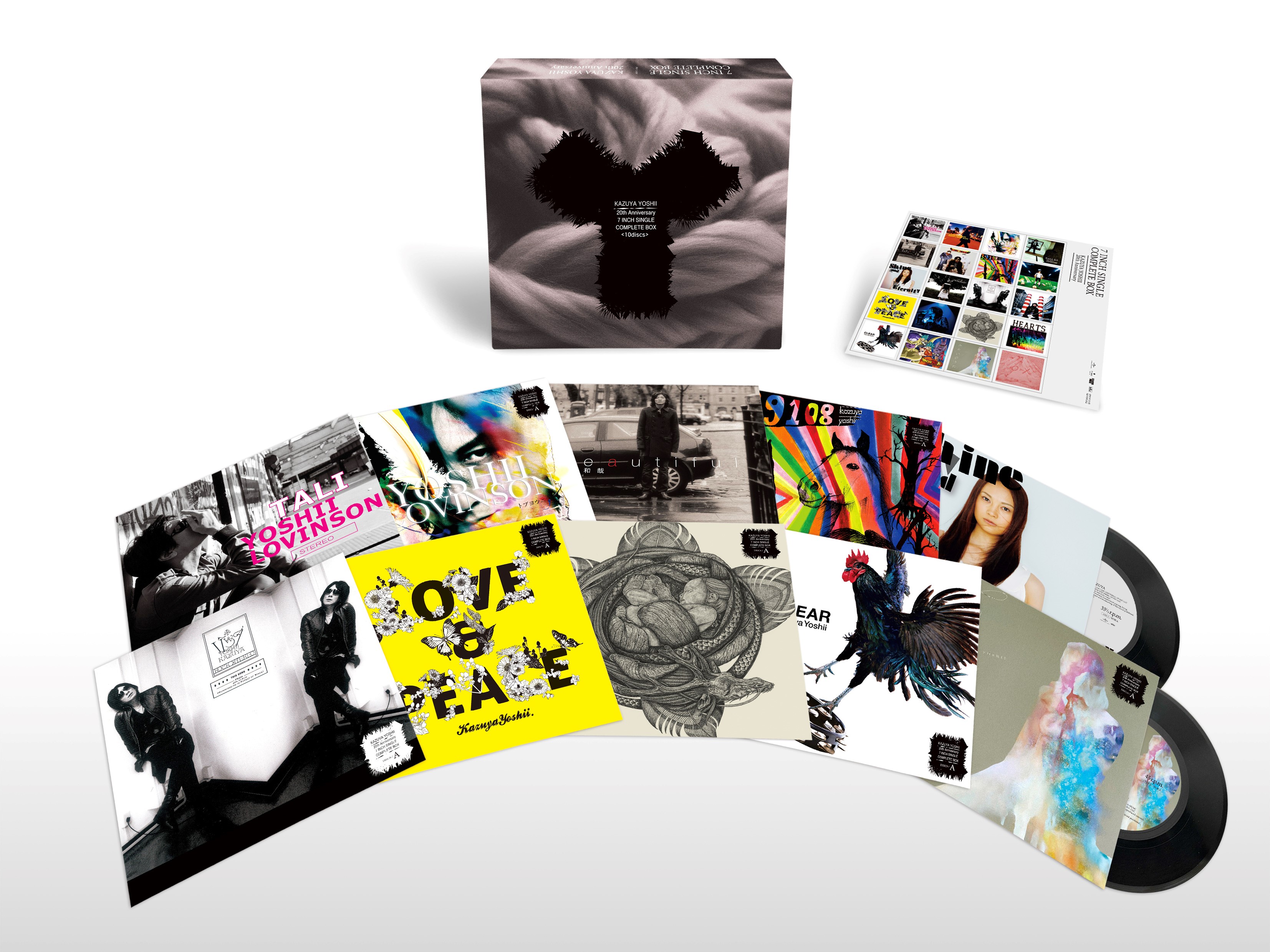 キャリア初となる全シングル収録7インチアナログ盤（10枚組） 完全限定