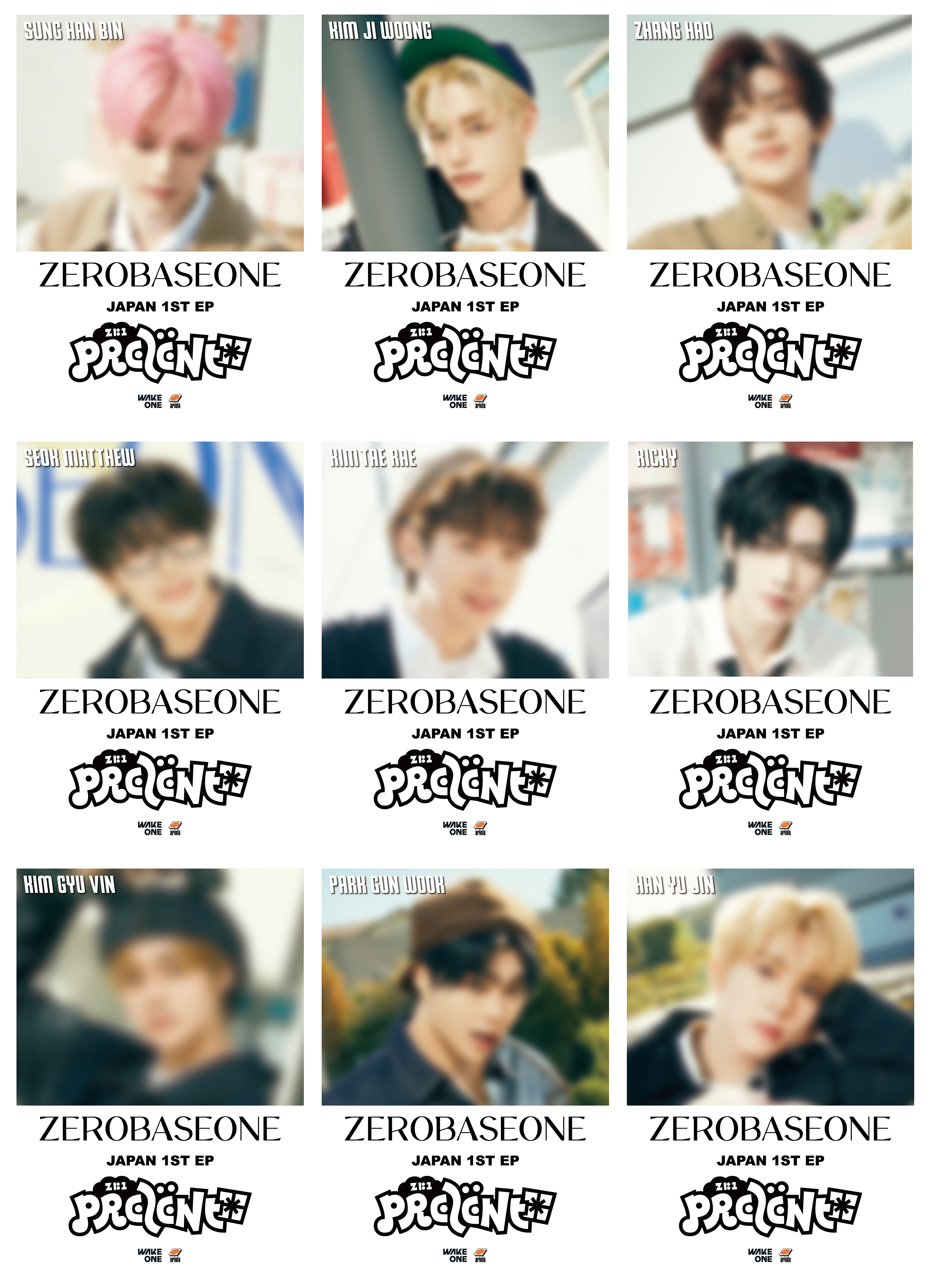 ZEROBASEONE Japan 1st EP 『PREZENT』発売記念、全国のCDショップにて