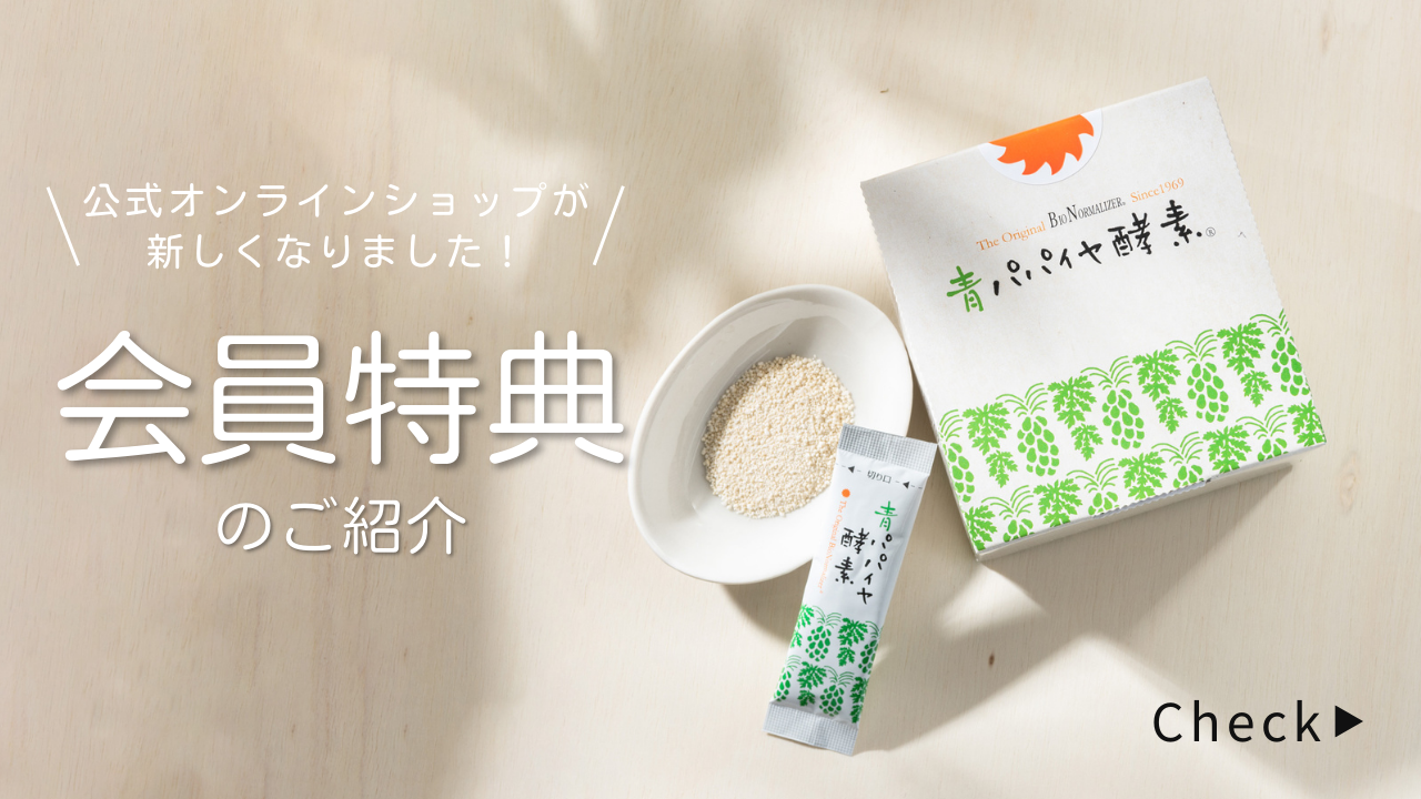バイオノーマライザー 顆粒タイプ – 青パパイヤ酵素公式オンラインショップ