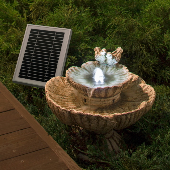 ソーラーファウンテン バードバス /A: デコレーション｜青山ガーデン