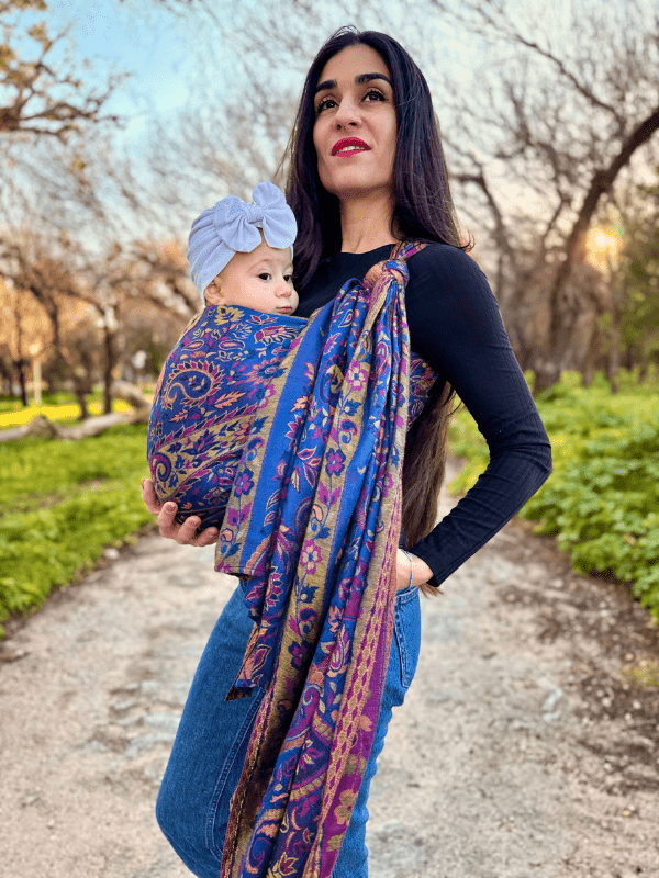 Falak Woven Wrap – Garden of Rumi | Almitra Tattva Baby Carrier
