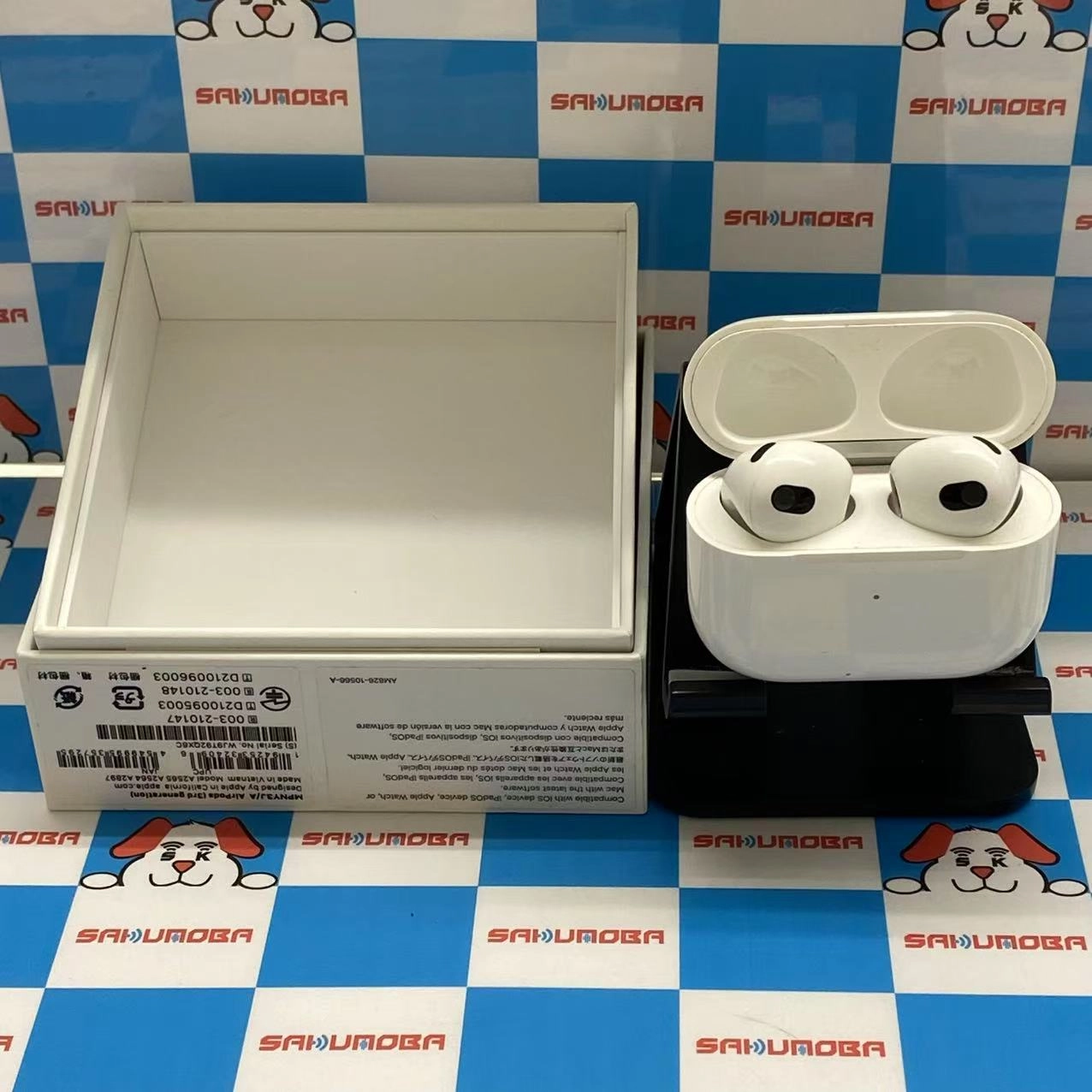 Apple AirPods 第3世代 Lightning充電ケース付き A2566 ホワイト