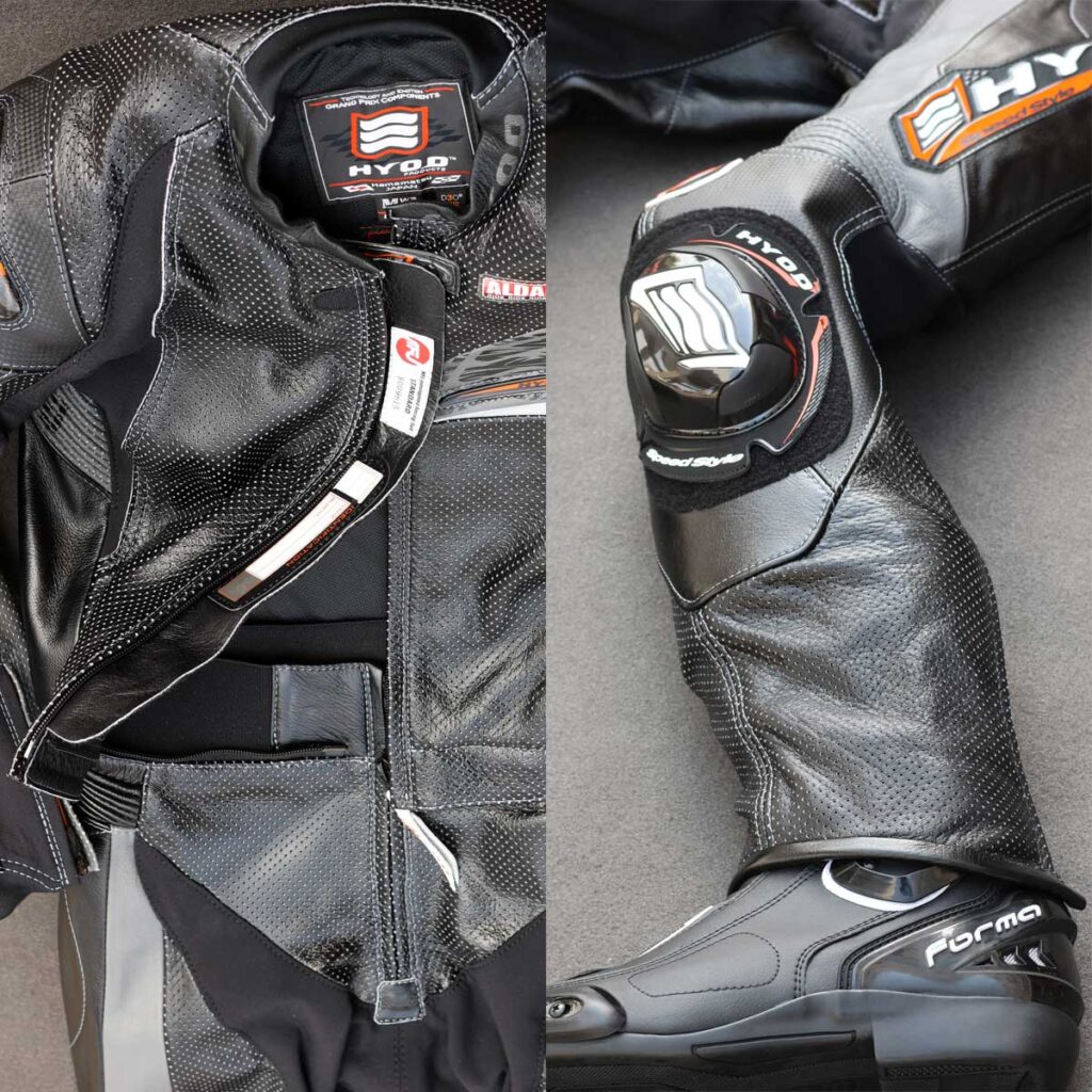 HYODオーダーメイドレーシングレザースーツ 特別注文革ツナギ