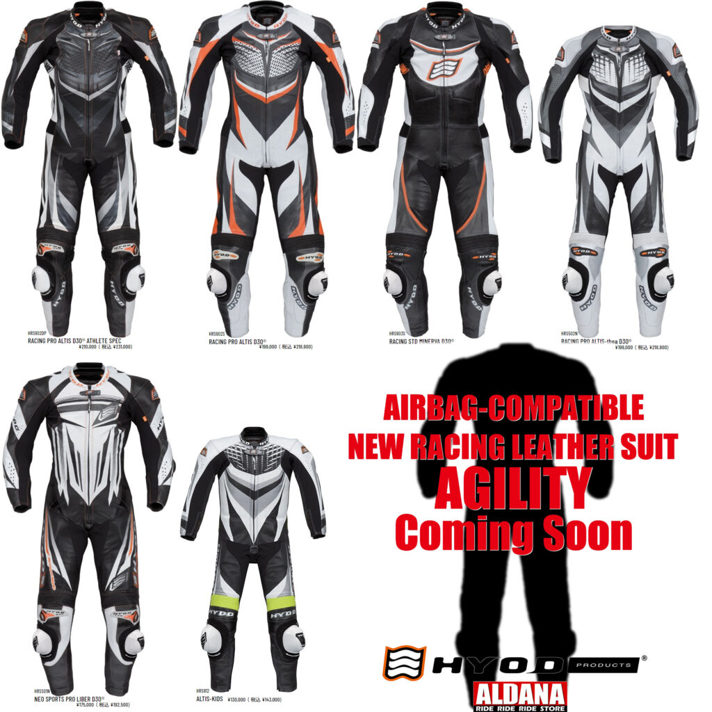 HYOD エアバッグ対応レーシングレザースーツ | ALDANA RIDE RIDE RIDE