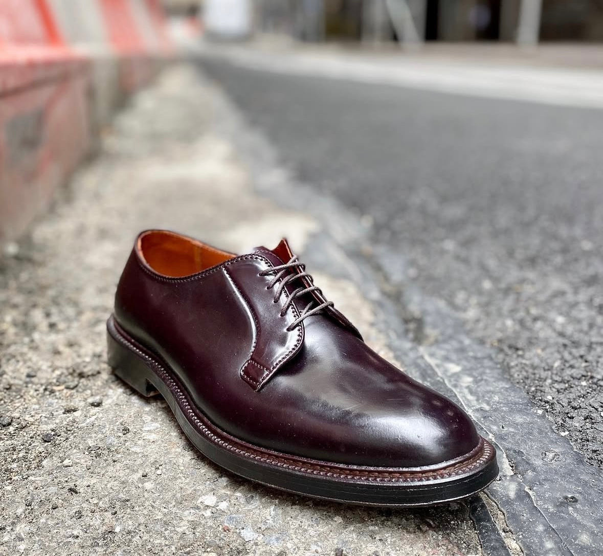 990 - Plain Toe Blucher in Color 8 Shell Cordovan – ALDEN SHOES