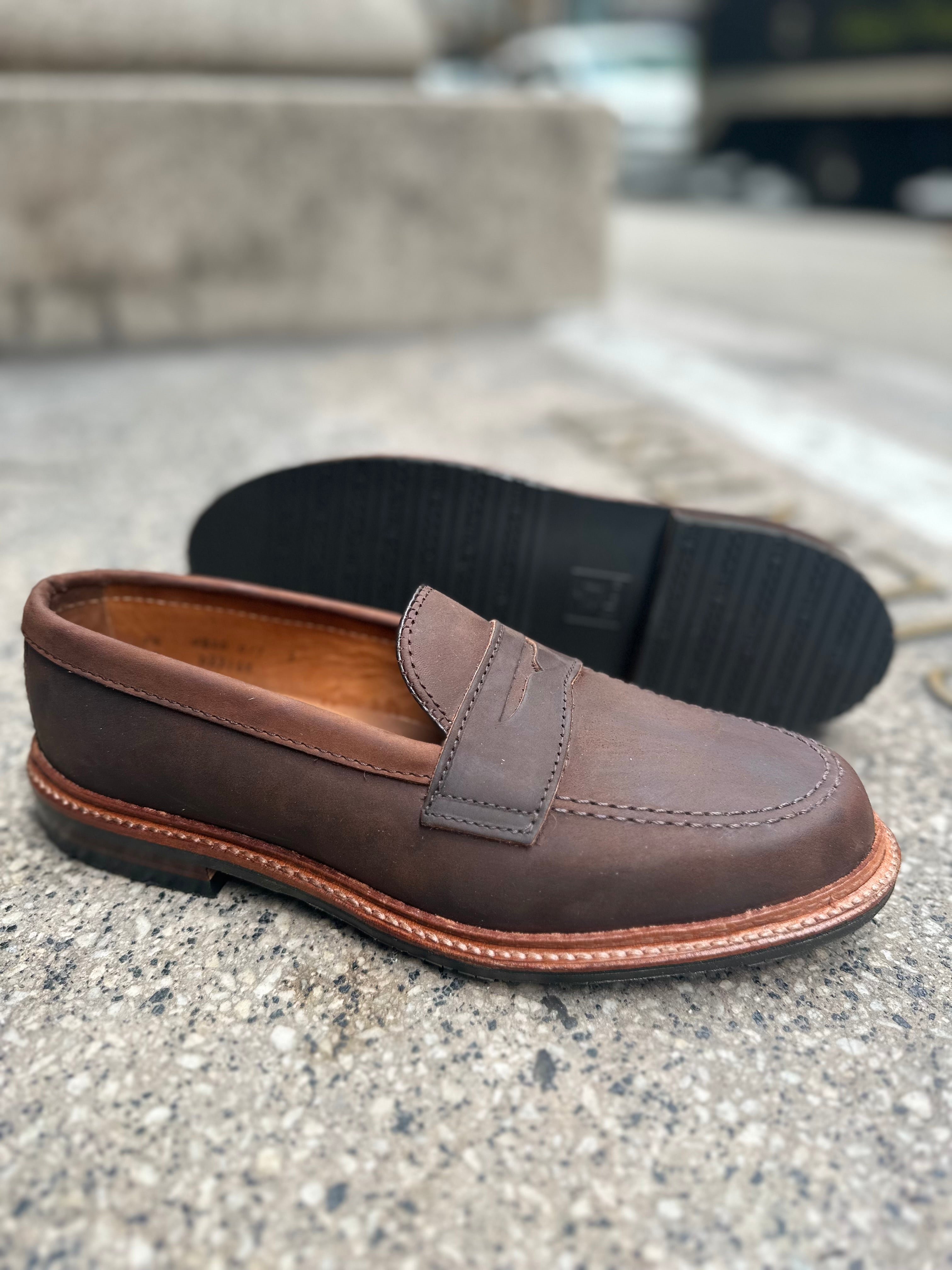 D2216L - Smooth Tobacco Chamois Penny Loafer – ALDEN SHOES