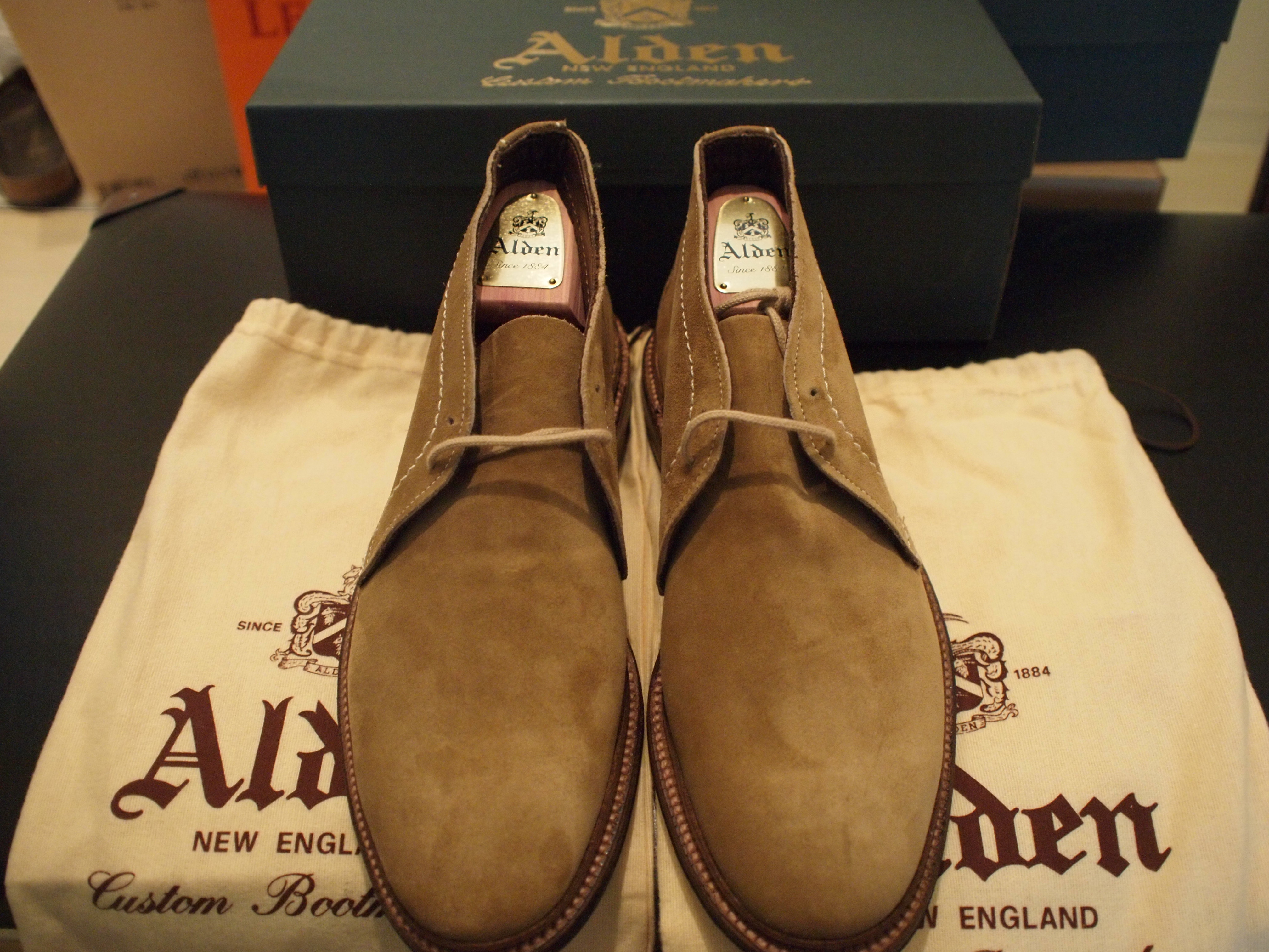 僕の愛するオールデン】オールデン スエードチャッカ！ベッカムも愛