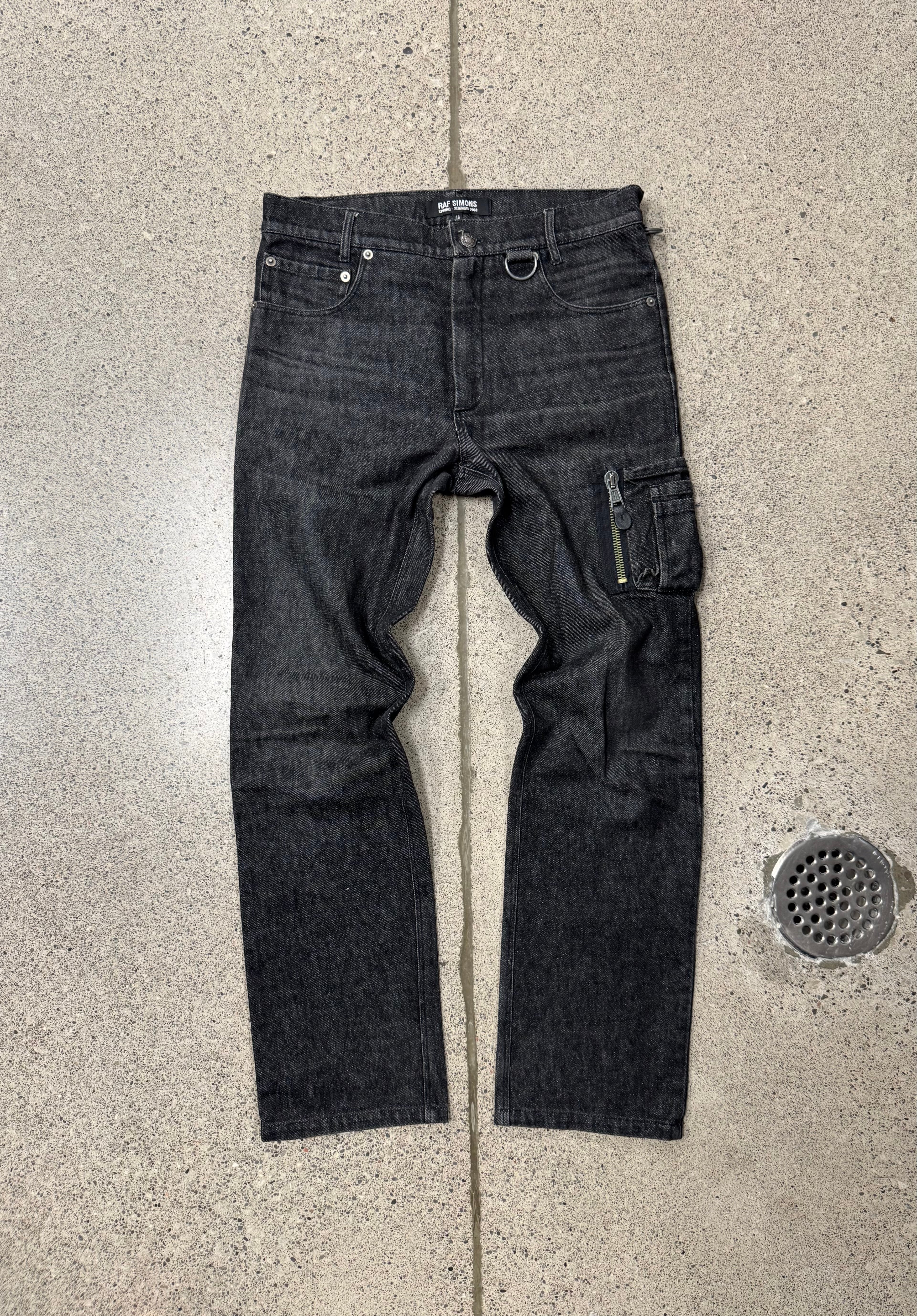 SS2003 Raf Simons 'Consumed' MA-1 Cargo Pocket Denim – Alex Maxamenko