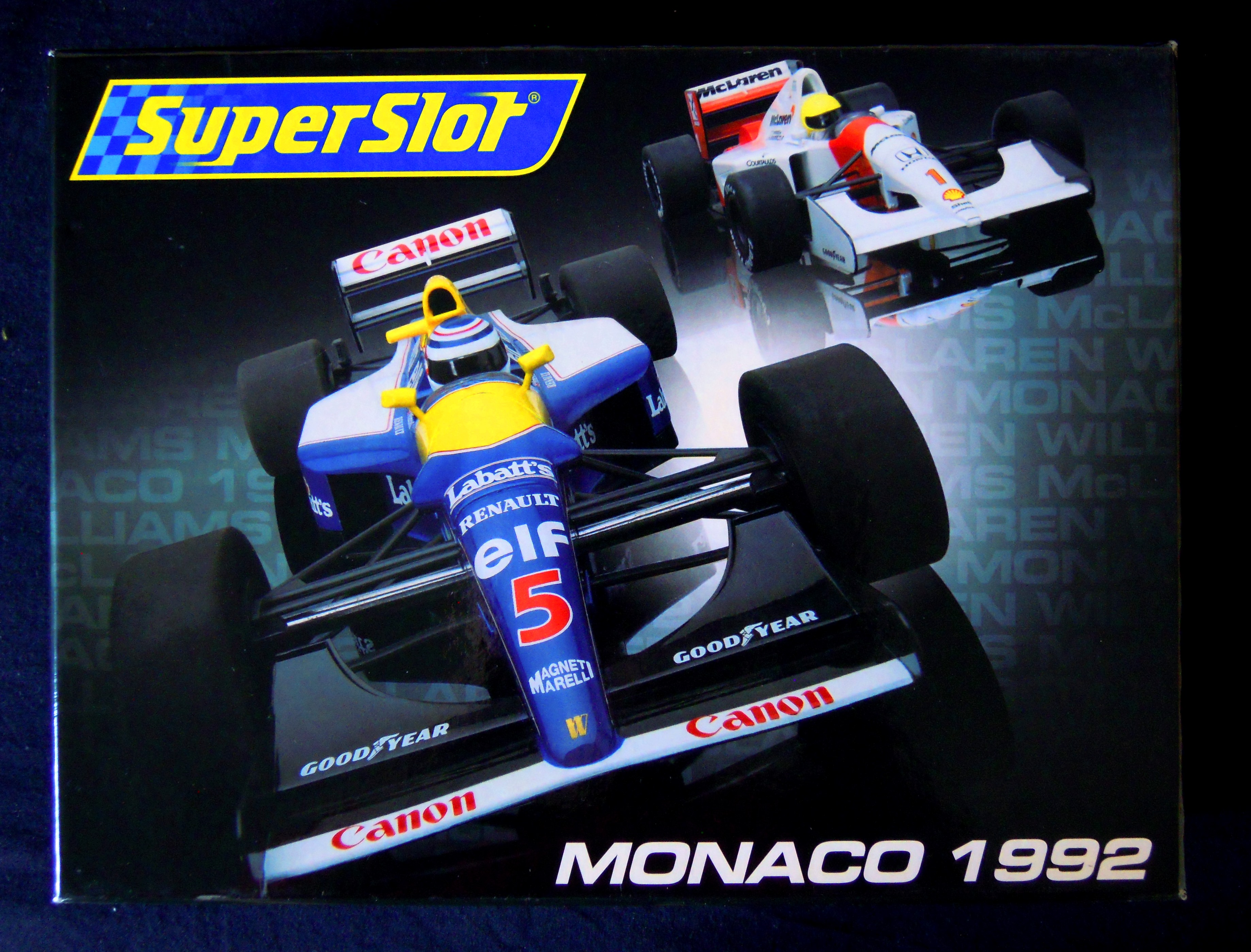 Monaco 1992: Mclaren MP4/7 Ayrton Senna & Williams FW14B Nigel