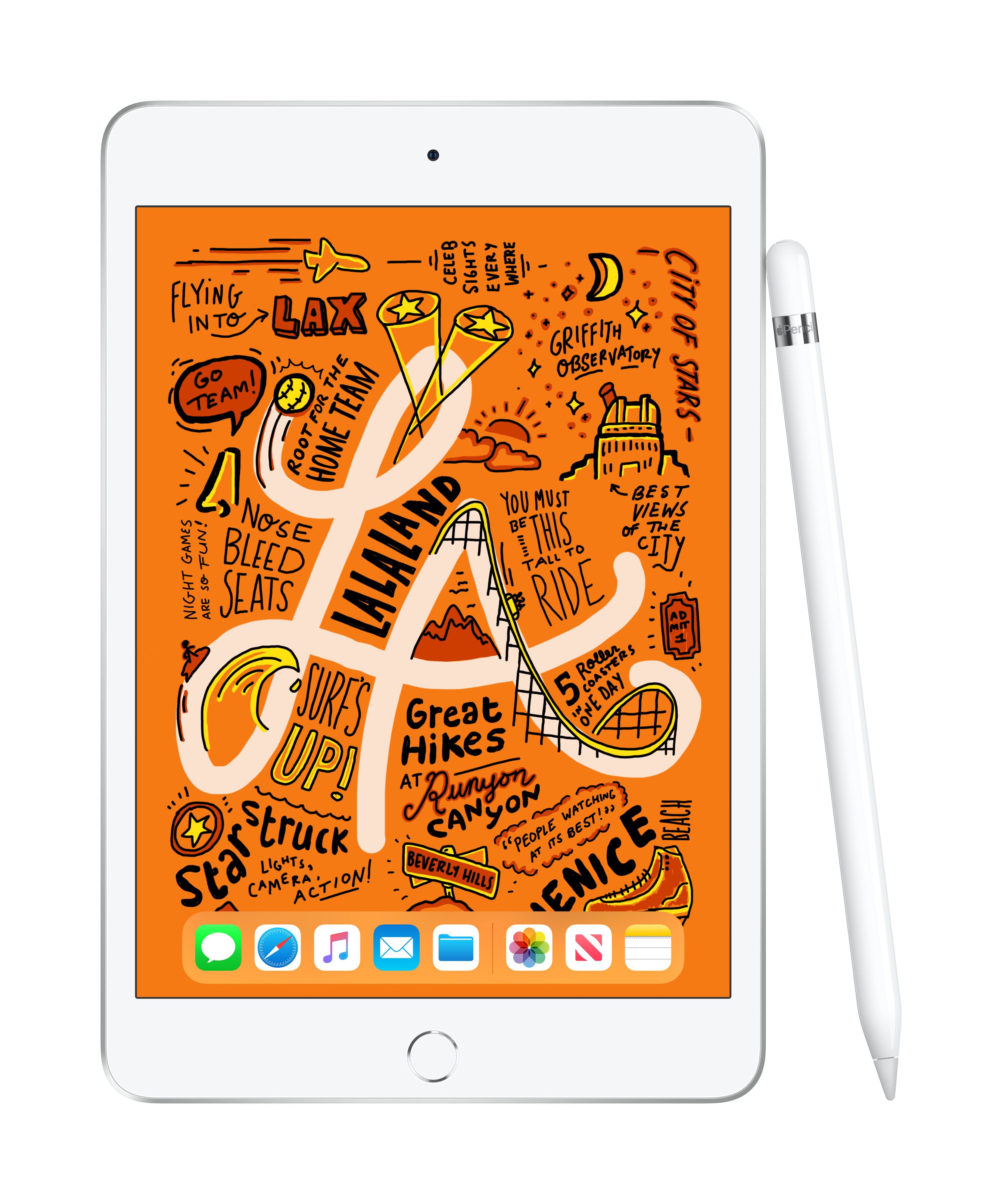 iPad mini (5th Gen) Wi-Fi + Cellular 256GB Silver – Aleph ألف