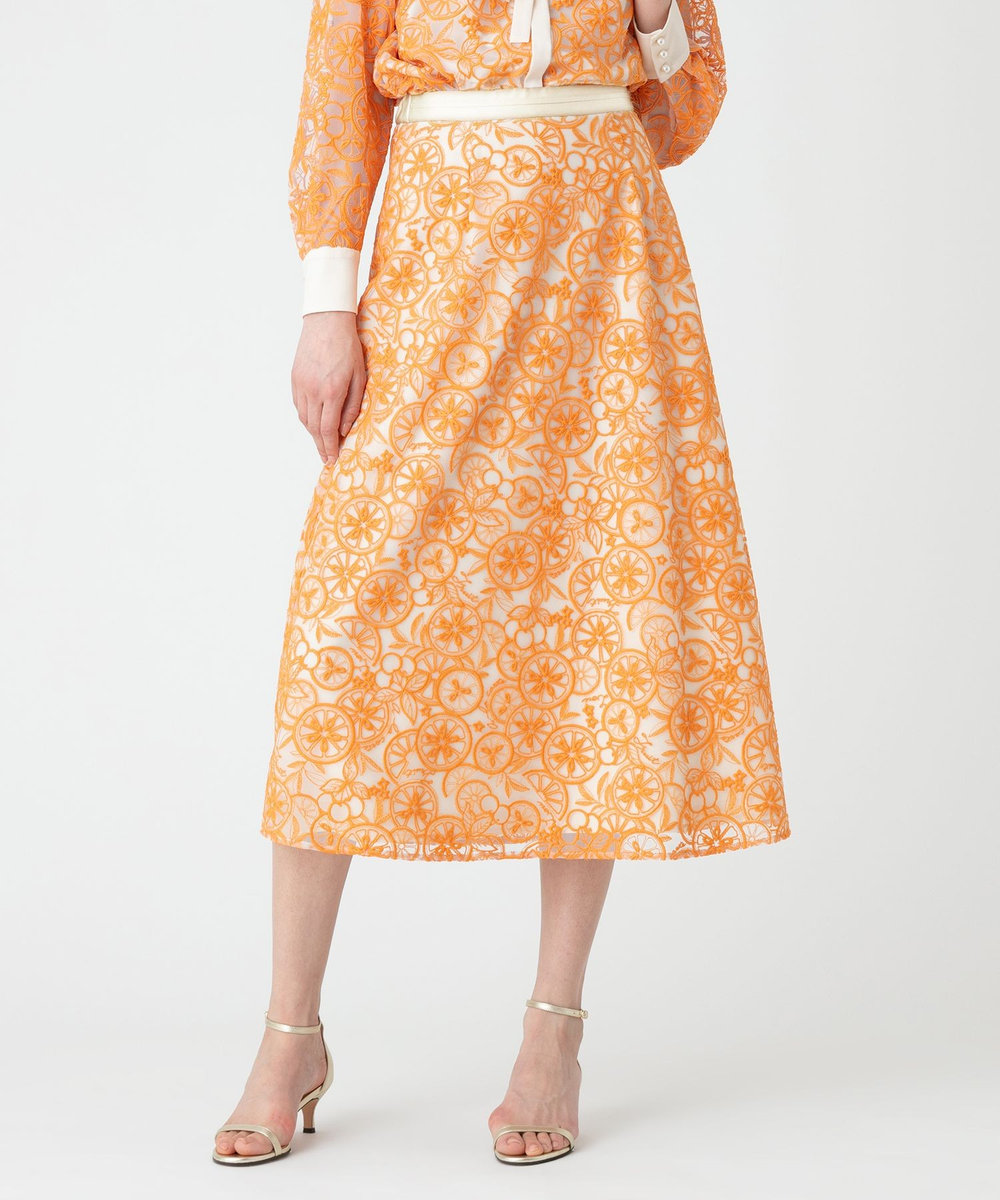 LOULOU WILLOUGHBY】フルーツチュールスカート|allureville OFFICIAL