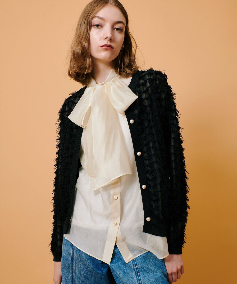 シアーカットジャガードカーディガン|allureville OFFICIAL SITE