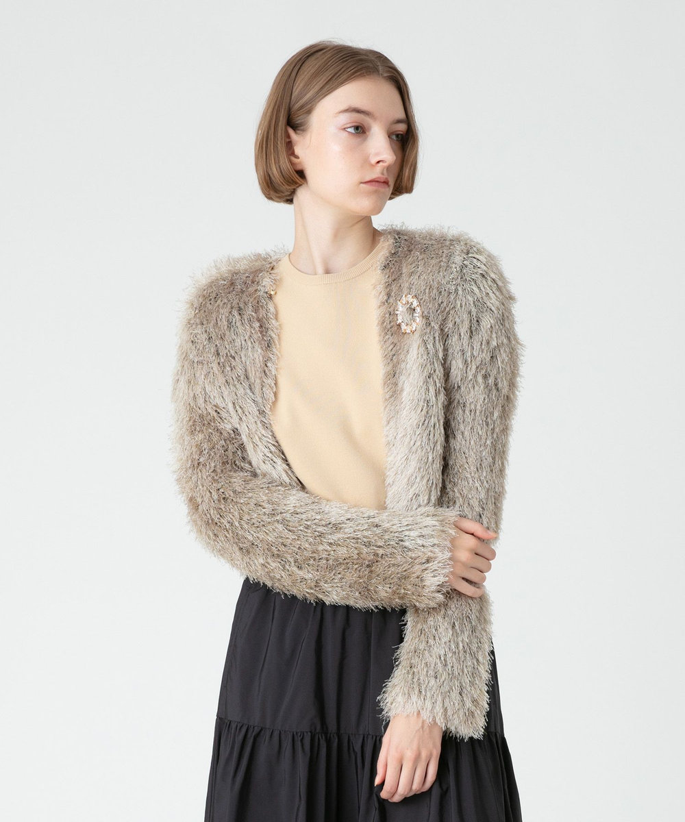 LOULOU WILLOUGHBY】ワイルドシャギーボレロ|allureville OFFICIAL