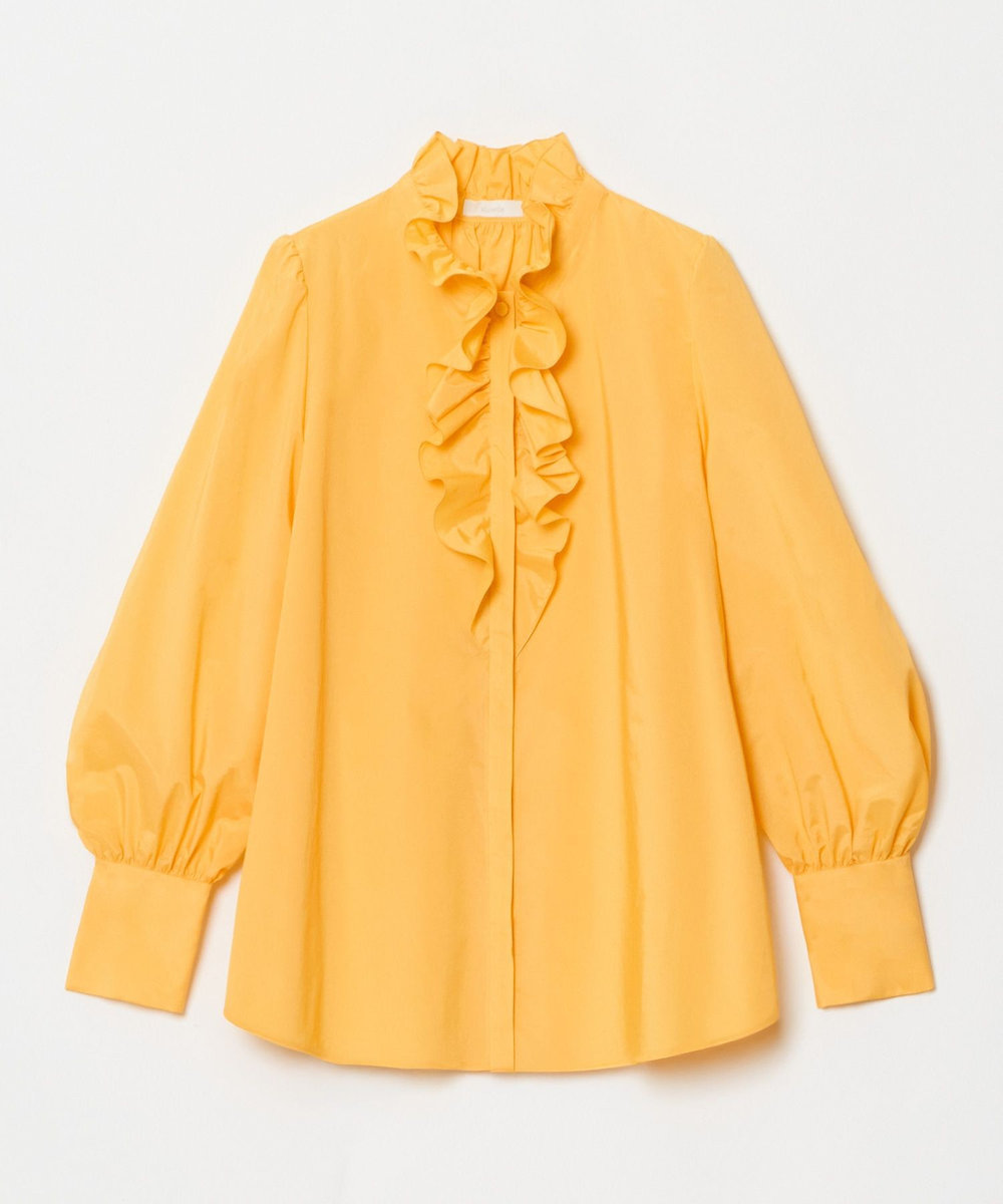 フロントフリルネックシャツブラウス|allureville OFFICIAL SITE