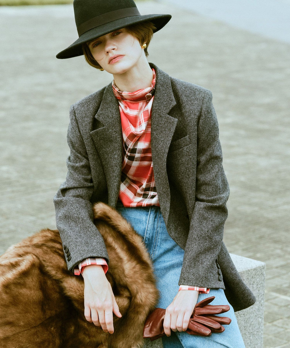 ツィードフラップポケットジャケット|allureville OFFICIAL SITE